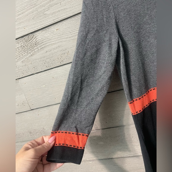 Hobbs London Cashmere Silk Cotton Blend long Sleeve Bodycon Dress Sz 8 (US) - Picture 5 of 14